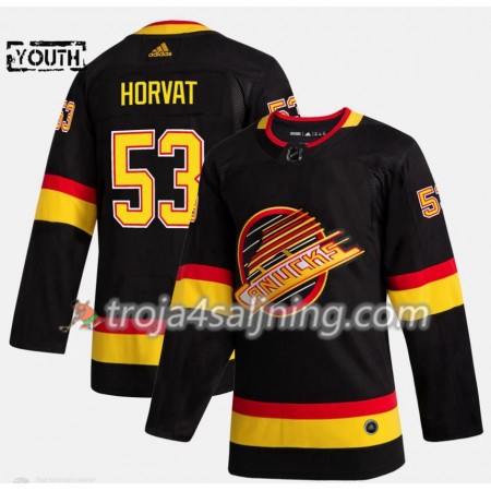 Vancouver Canucks tröja Bo Horvat 53 Flying Skate 2019-2020 Adidas Svart Authentic - NHL Tröjor Barn